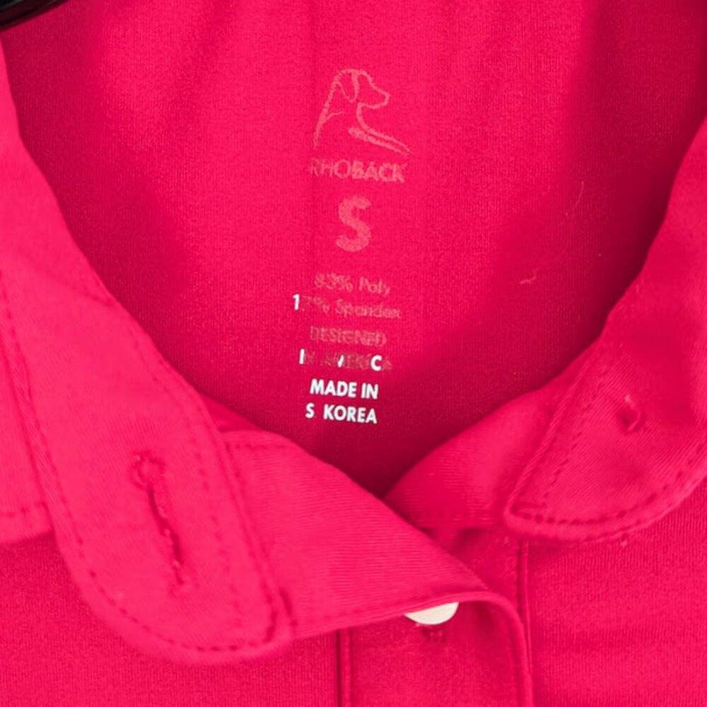 Rhoback Womens Solid Performance Short Sleeve Pol… - image 4